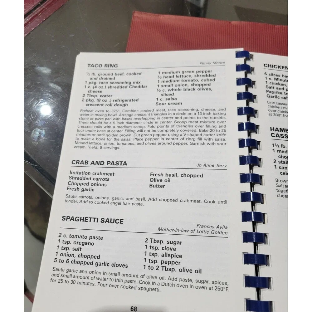 Superb Cooks of Marion County‎ Cookbook 2001 Spiral Jefferson Texas